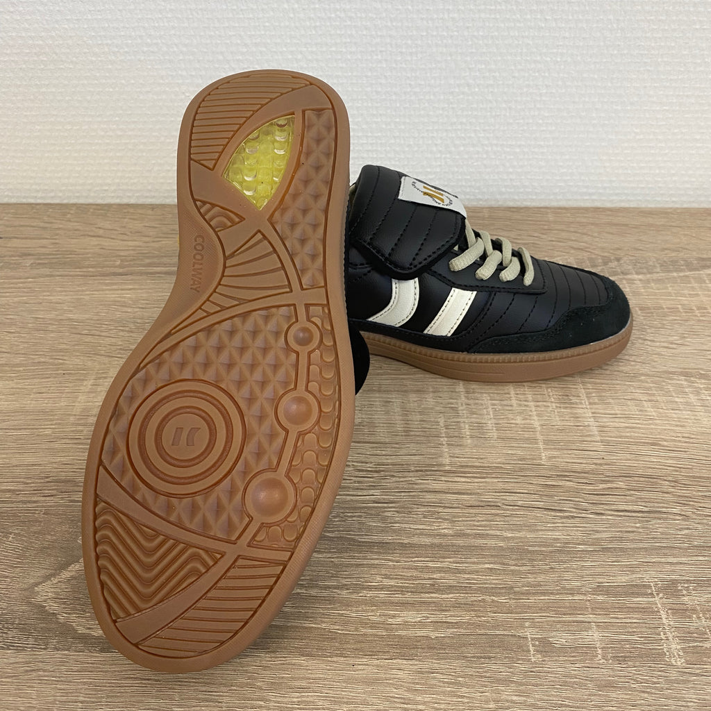 Coolway Silva sneakers black white yellow