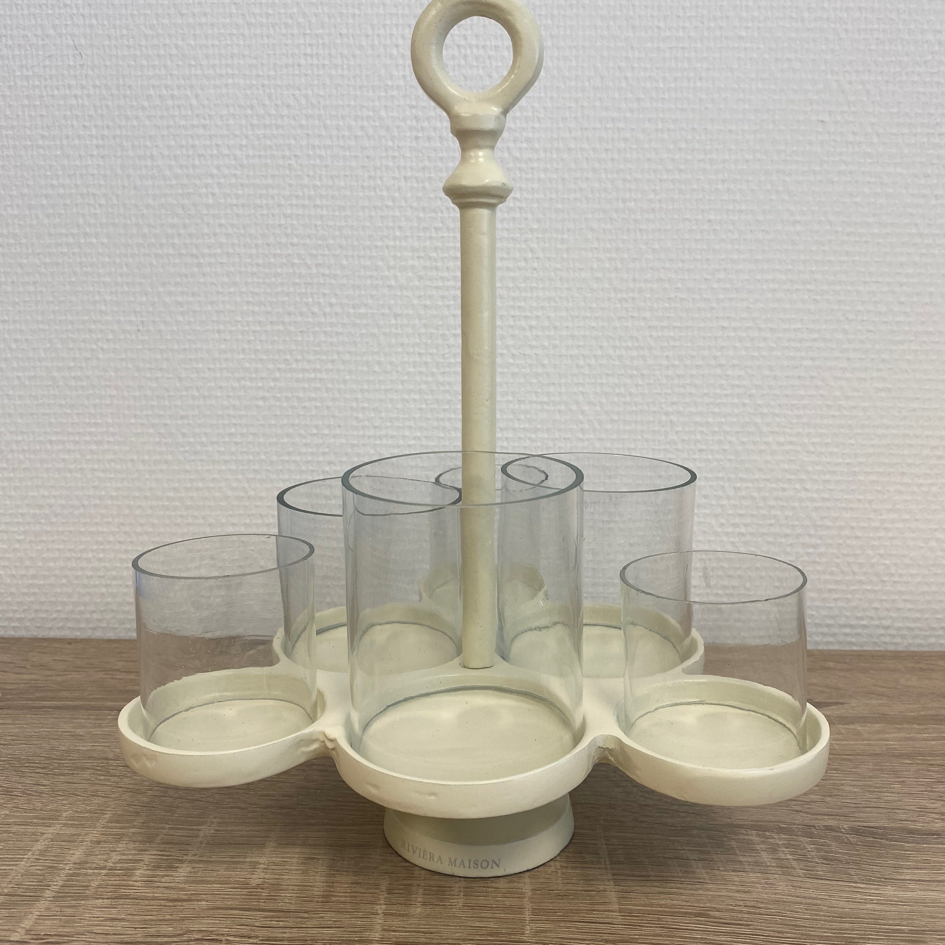 Windlicht Lisbon Multiple Hurricane wit