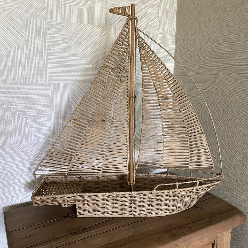 Riviera Maison rusticrattan sailboat XL
