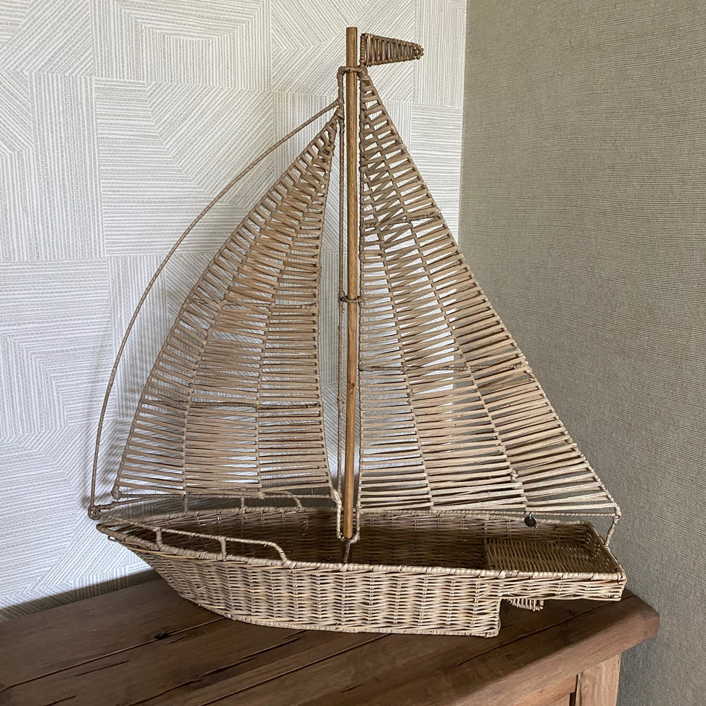 Riviera Maison rusticrattan sailboat XL