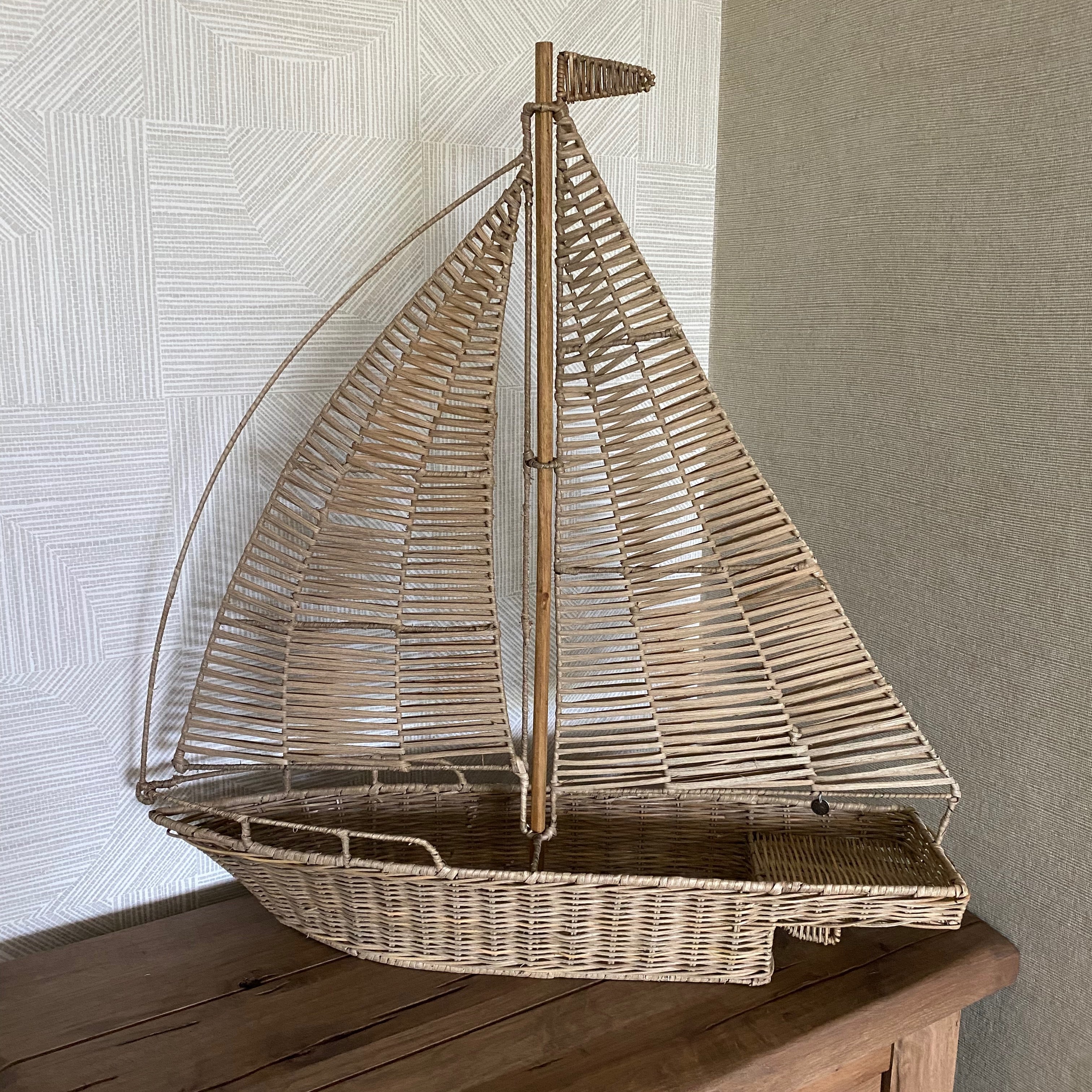 Riviera Maison rusticrattan sailboat XL