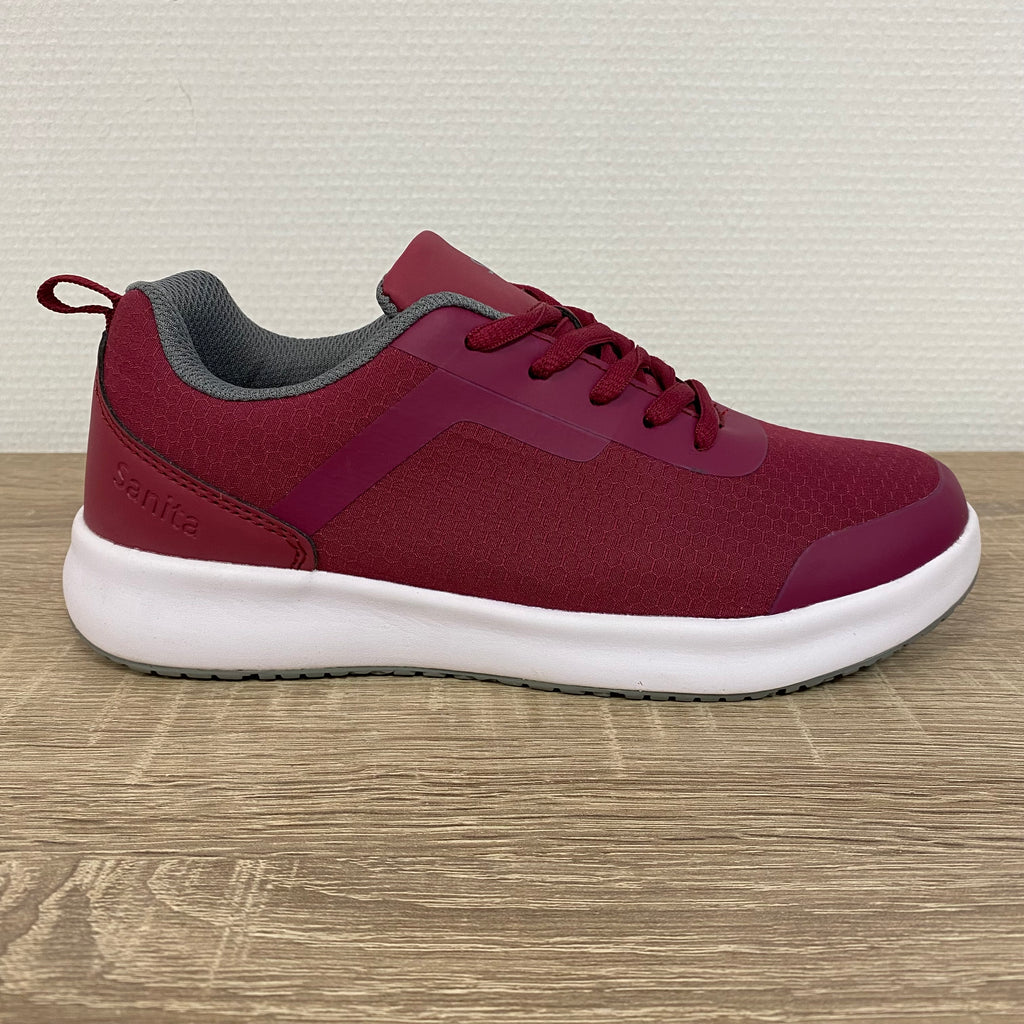 Sanita Concave werkschoen roze – lichtgewicht, antislip en stijlvol