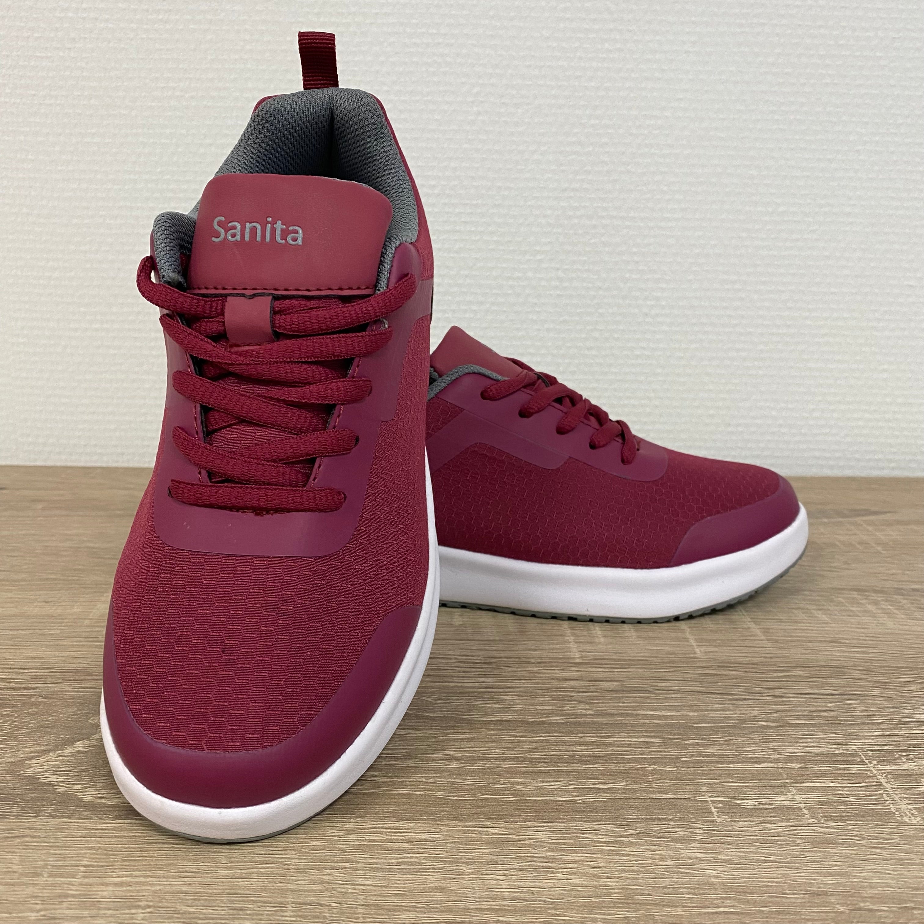 Sanita Concave werkschoen roze – lichtgewicht, antislip en stijlvol1
