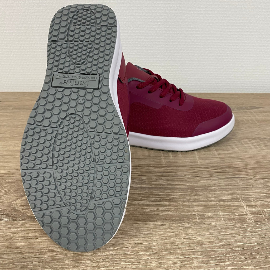 Sanita Concave werkschoen roze – lichtgewicht, antislip en stijlvol2