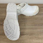 Sanita Duty Griptec Klompen Wit Open met Riempje en Veiligheidsneus – Maat 45.2