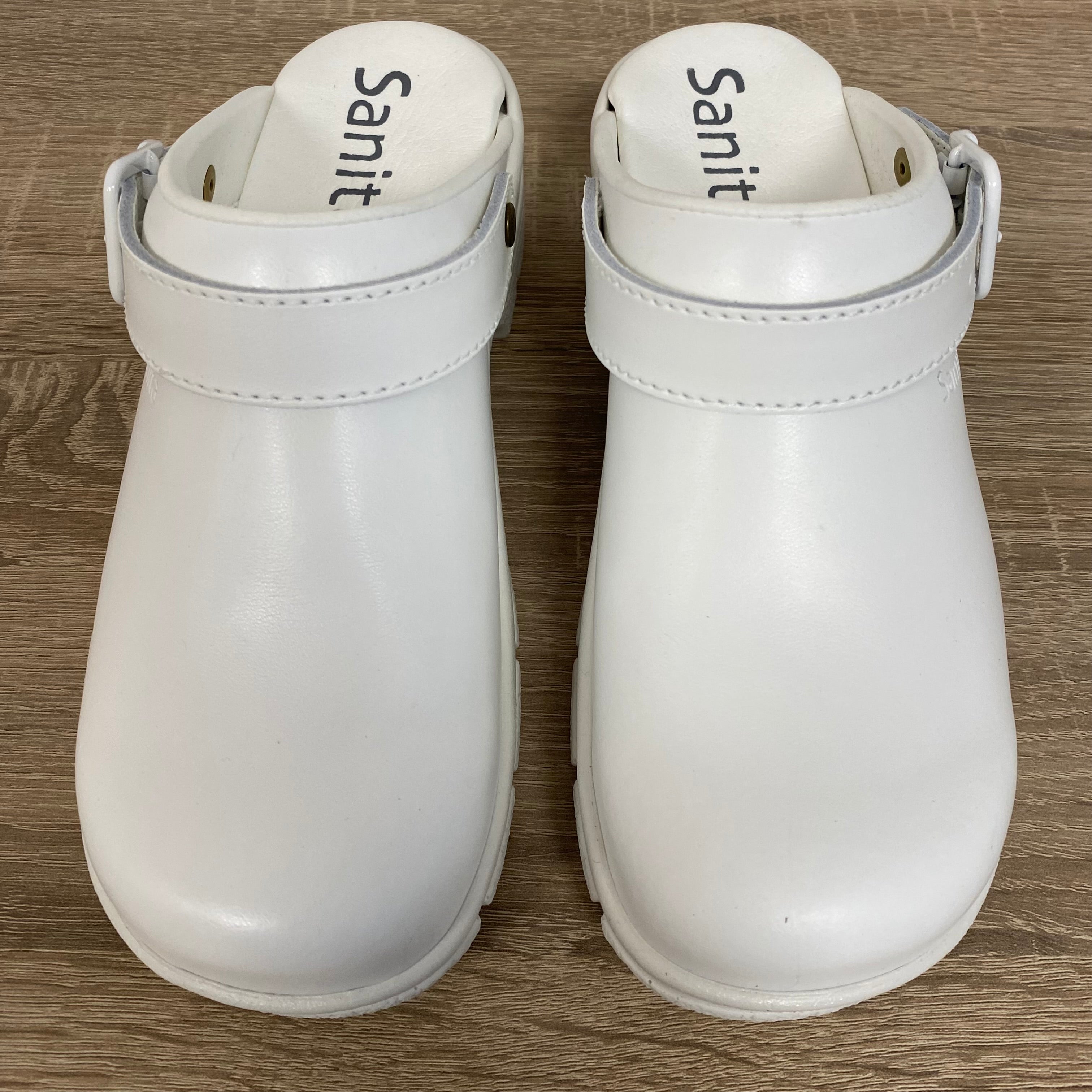 Sanita Duty Griptec klomp Wit Open met Riempje maat 37.4