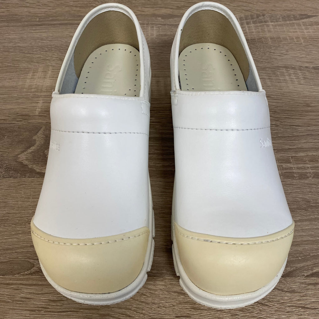 Sanita Duty Veiligheidsklomp Wit met Gesloten Hiel en Veiligheidsneus4