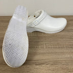 Sanita San-Flex OB Klompen Wit met Bandje – Unisex Werkklomp Maat 48.2