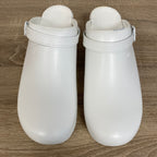 Sanita San-Flex OB Klompen Wit met Bandje – Unisex Werkklomp Maat 48.4