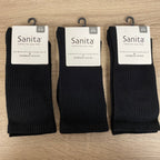 Sanita bamboe sokken 3-pack zwart
36-39