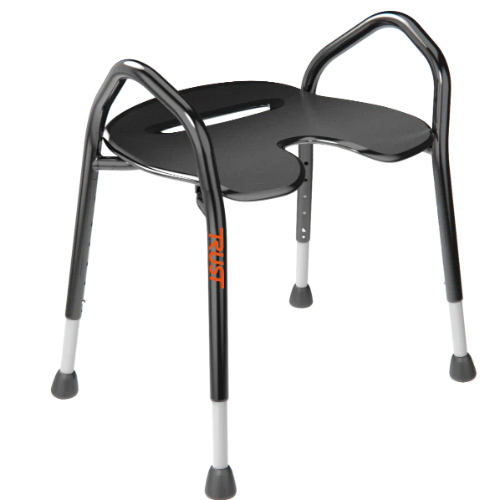 Trust Care douche/badkruk verstelbaar - zwart