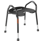 Trust Care douche/badkruk verstelbaar - zwart